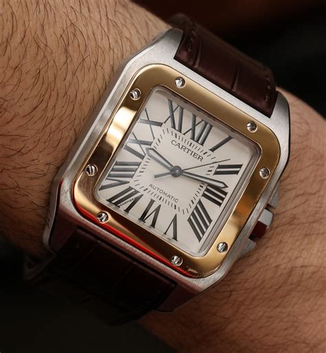 cartier watch santos 100 price|cartier santos watch price list.